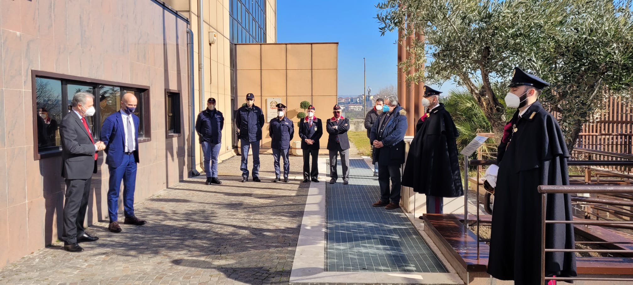 Benevento. Targa in memoria di Giovanni Palatucci