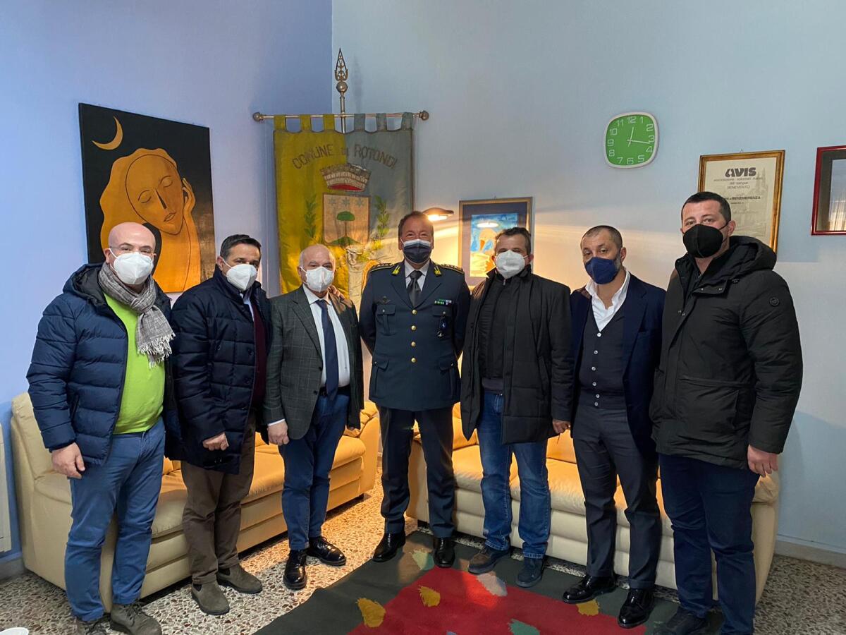 Rotondi. Visita del Comandante Provinciale della Guardia di Finanza - 