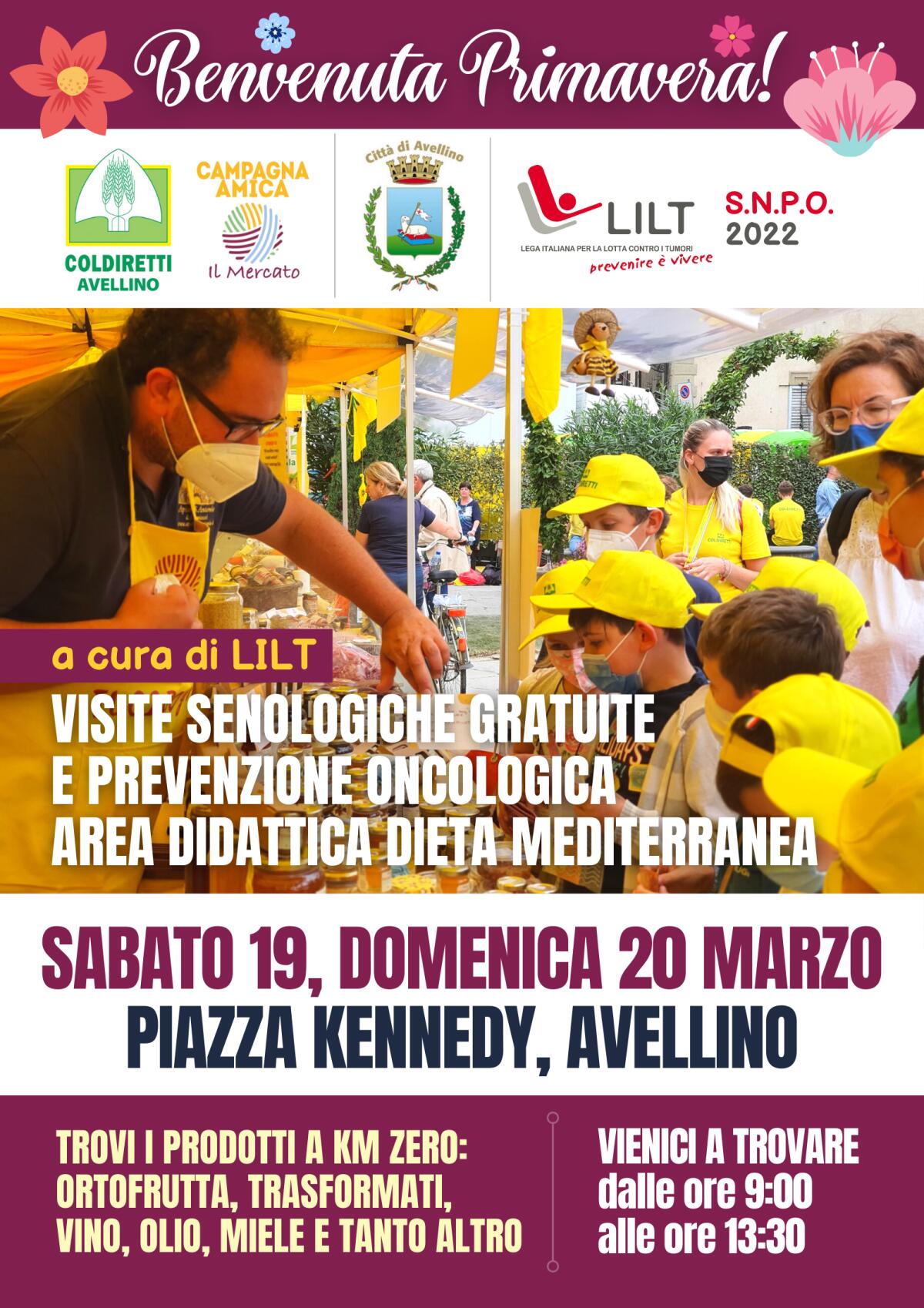 Prevenzione Oncologica e Dieta Mediterranea, nel weekend in Piazza Kennedy - 