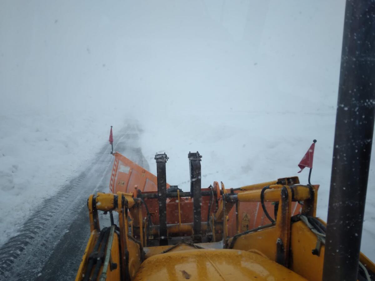 Intense nevicate nell'Alto Sannio, non mettersi in viaggio se non è necessario e urgente - 