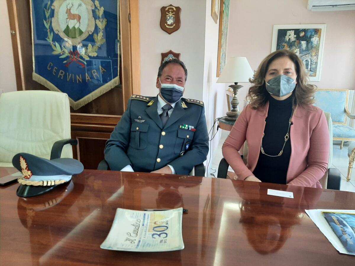 Cervinara. Visita del Comandante Provinciale della Guardia di Finanza - 