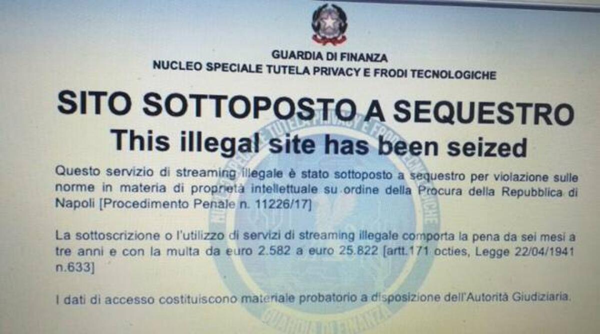 Oscurati dalla Guardia di Finanza 30 siti web - 