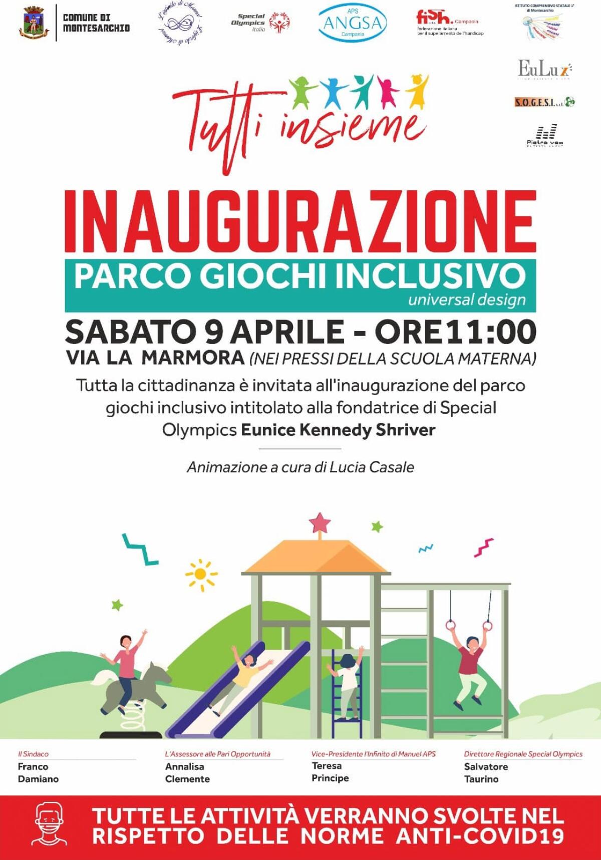 Montesarchio: ecco il nuovo Parco Giochi Inclusivo - 