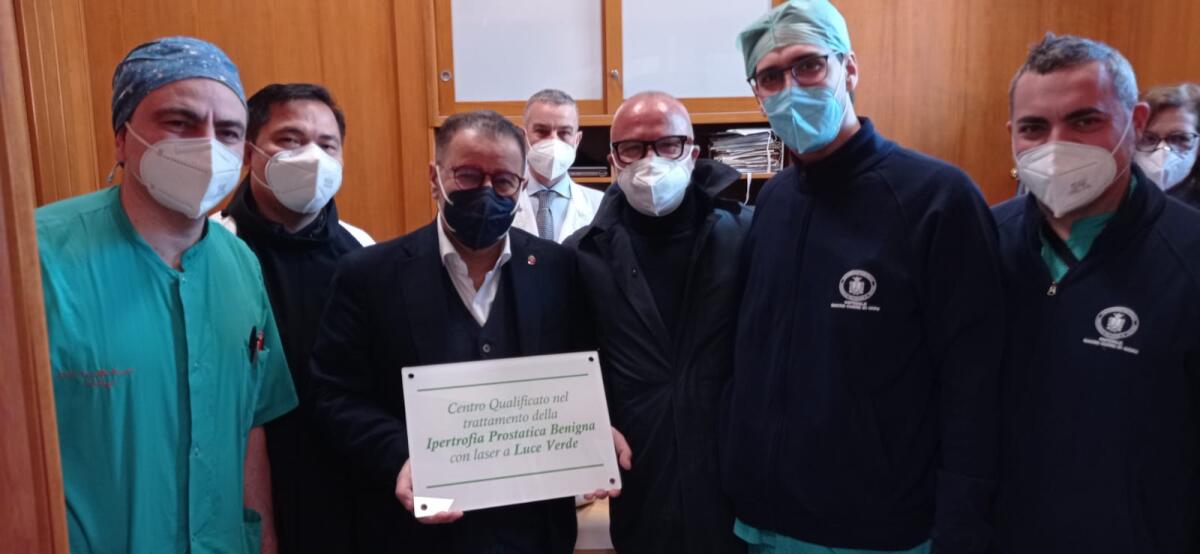 Fatebenefratelli di Benevento centro nazionale qualificato nel trattamento dell’ipertrofia prostatica benigna con green laser  - 