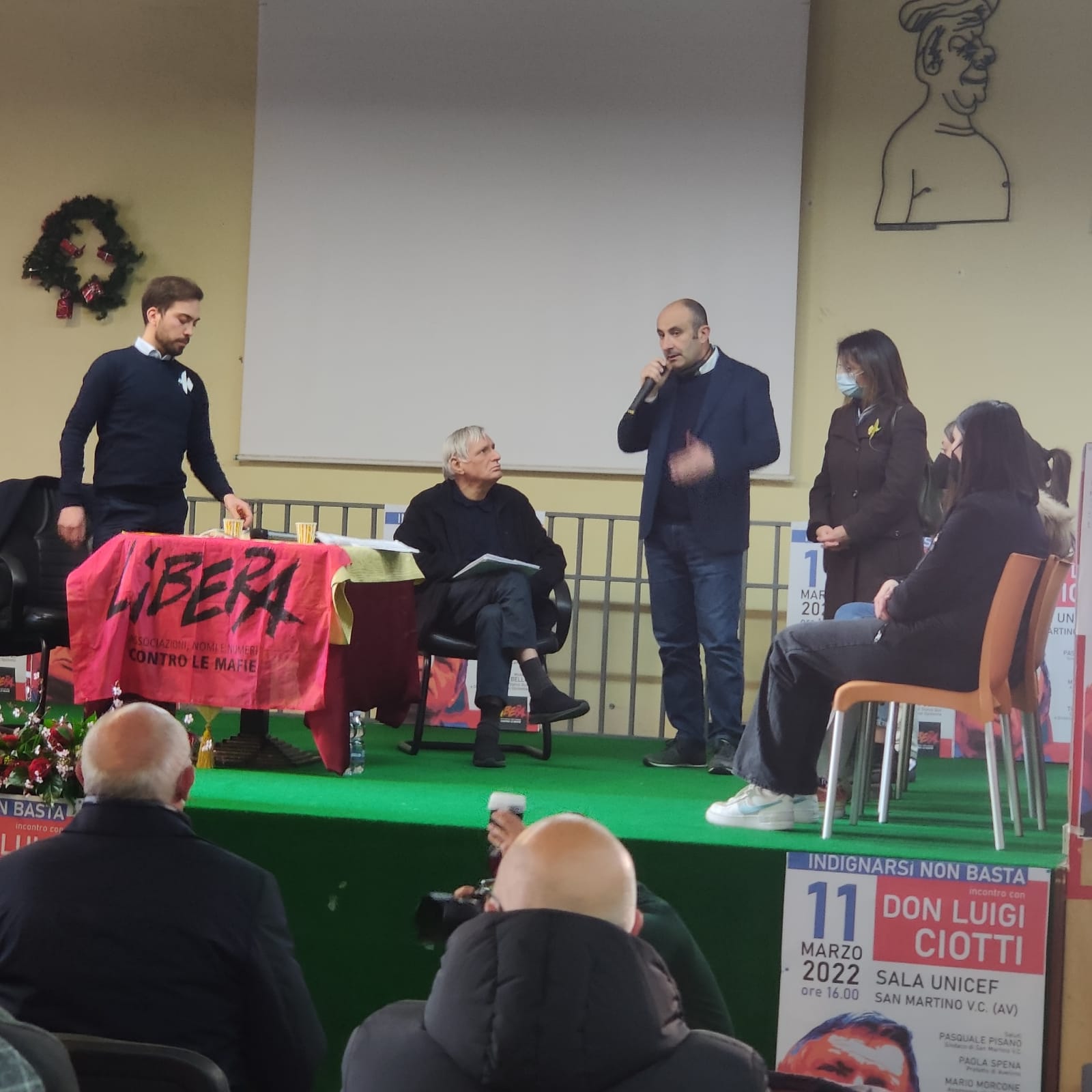 San Martino Valle Caudina. Don Luigi Ciotti:  Io rappresento un Noi e non un io. Diffidate dei navigatori solitari