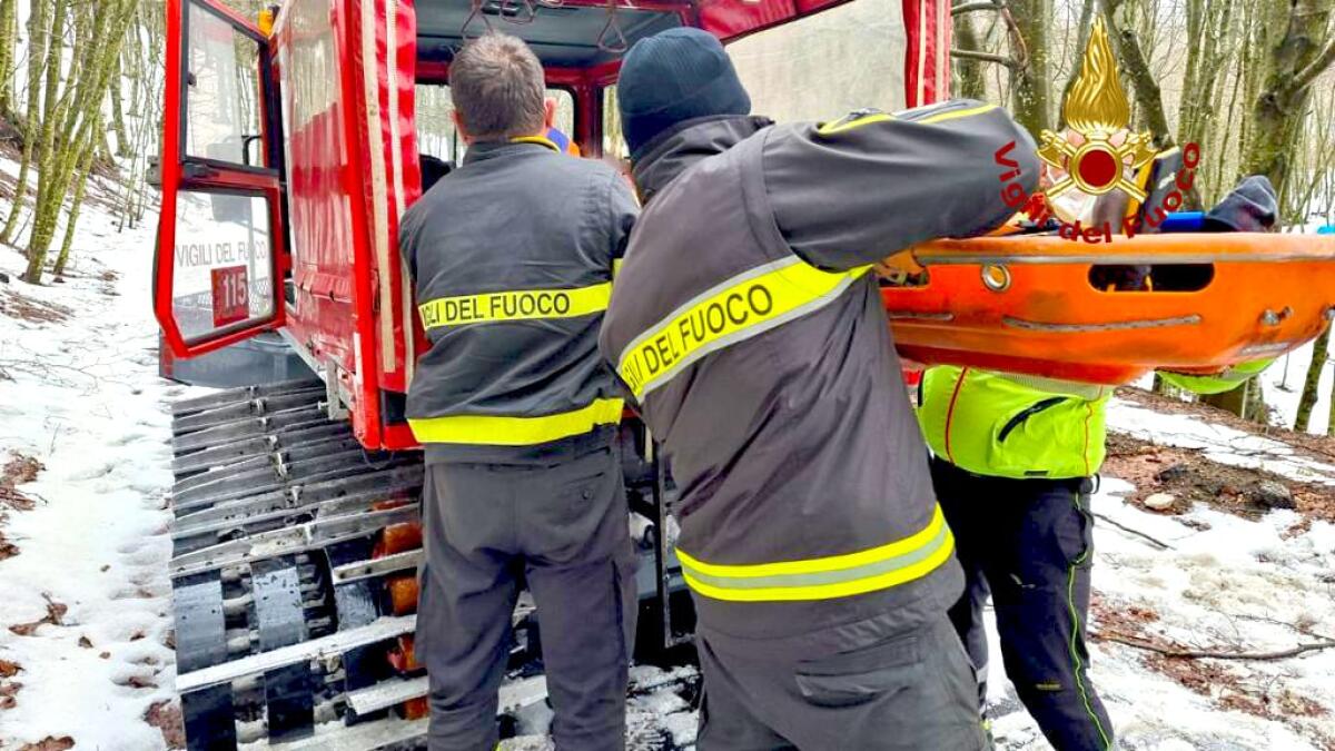 Soccorso escursionista ferito tra Campo Maggiore e la piana di Summonte - 