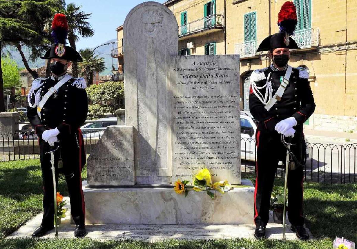 Commemorazione del 9° anniversario del decesso dell’Appuntato Scelto Medaglia d’Oro al Valor Militare “alla memoria” Tiziano Della Ratta - 