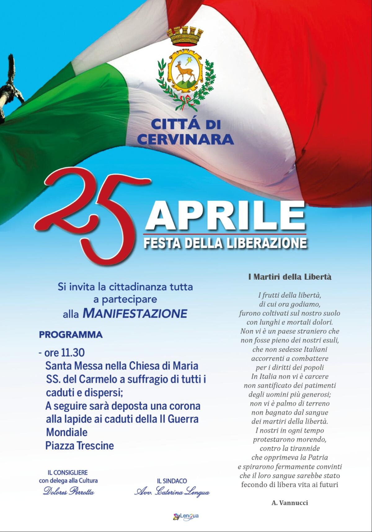 Cervinara. Iniziative per il 25 Aprile - 