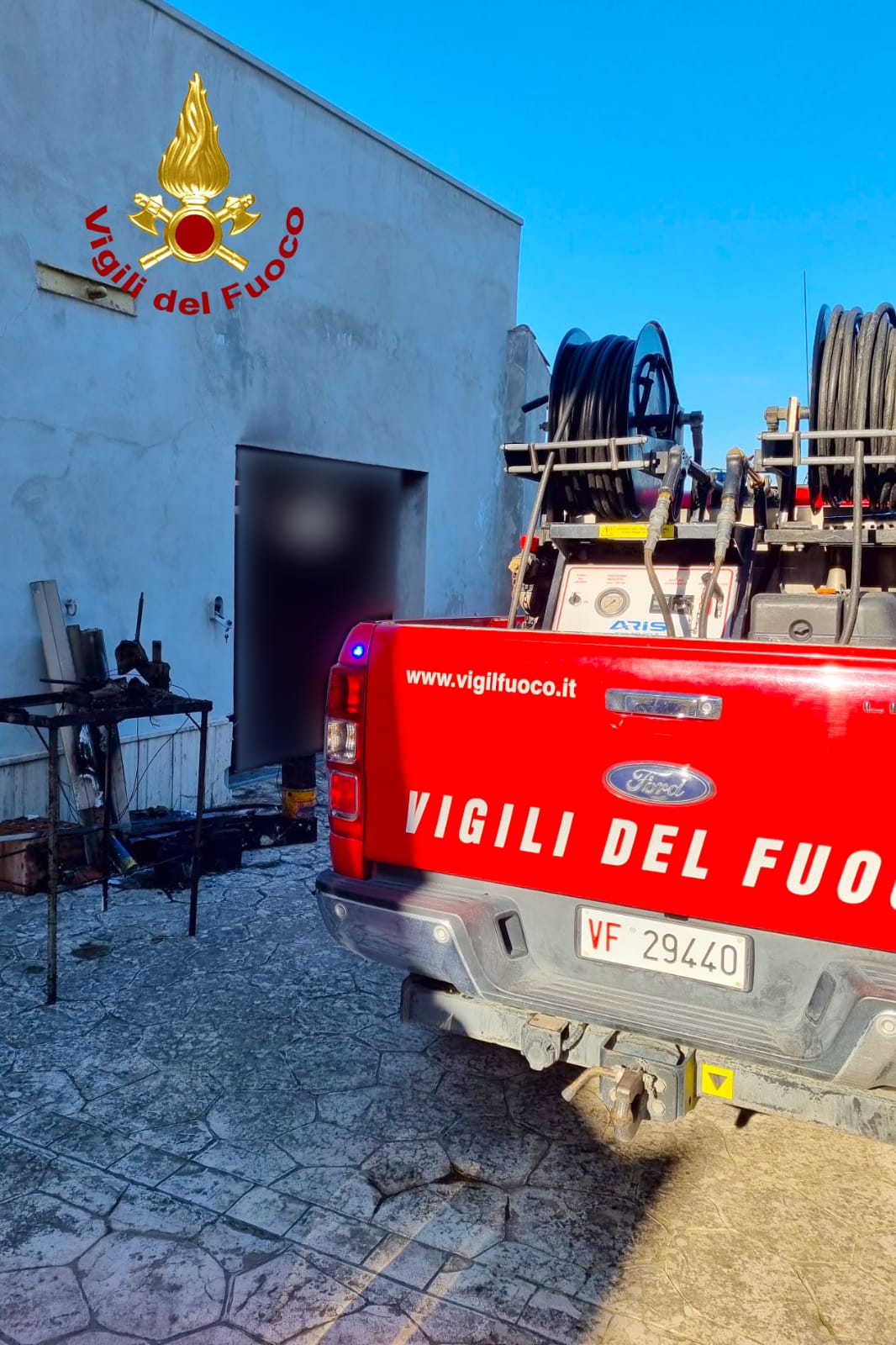 Pasquetta di lavoro per i Vigili del Fuoco di Avellino