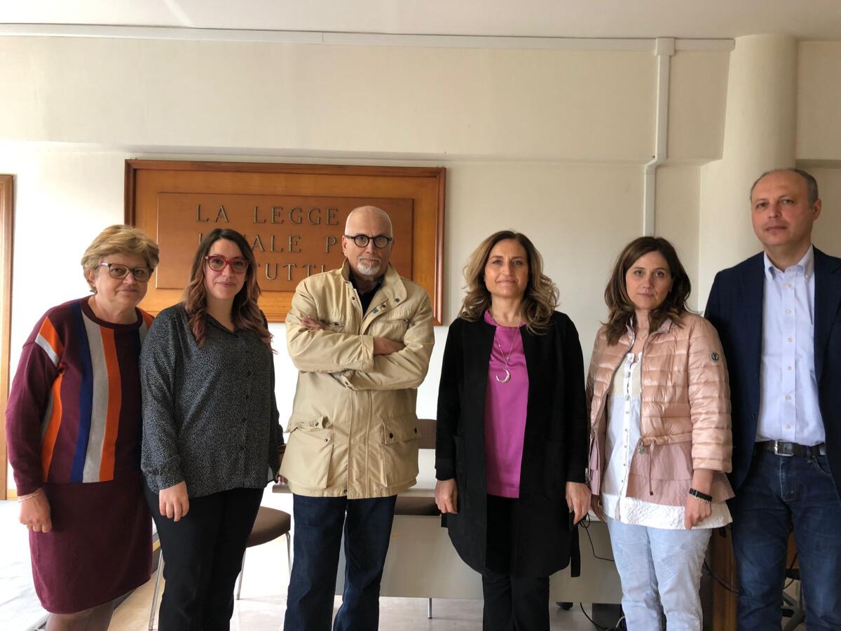 Cervinara. Presidente del Tribunale in visita agli  Uffici del Giudice di Pace - 