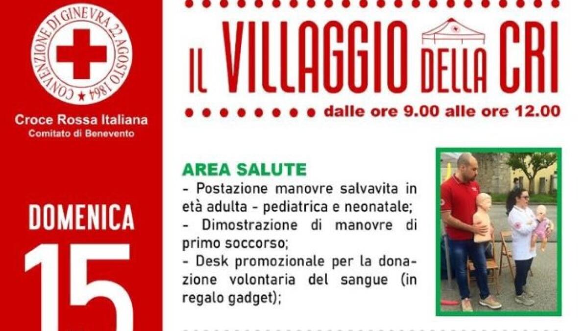 Benevento. Domenica a piazza Castello il villaggio della Croce Rossa - 
