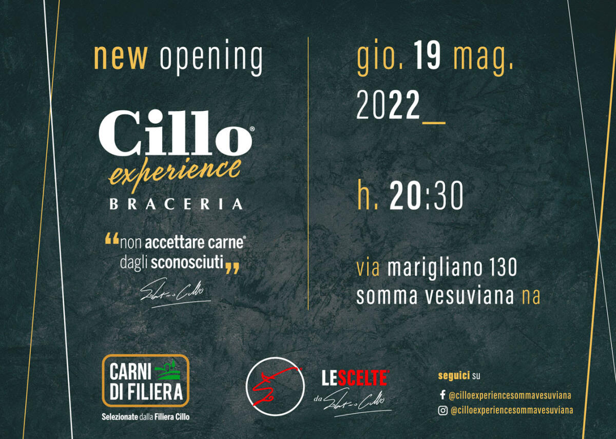 New Opening Cillo Experience Braceria Somma Vesuviana - 