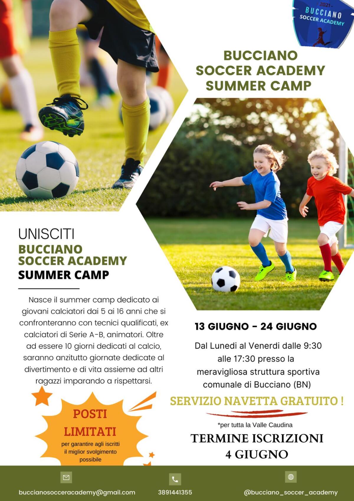 Prima Edizione del Summer Camp a Bucciano - 