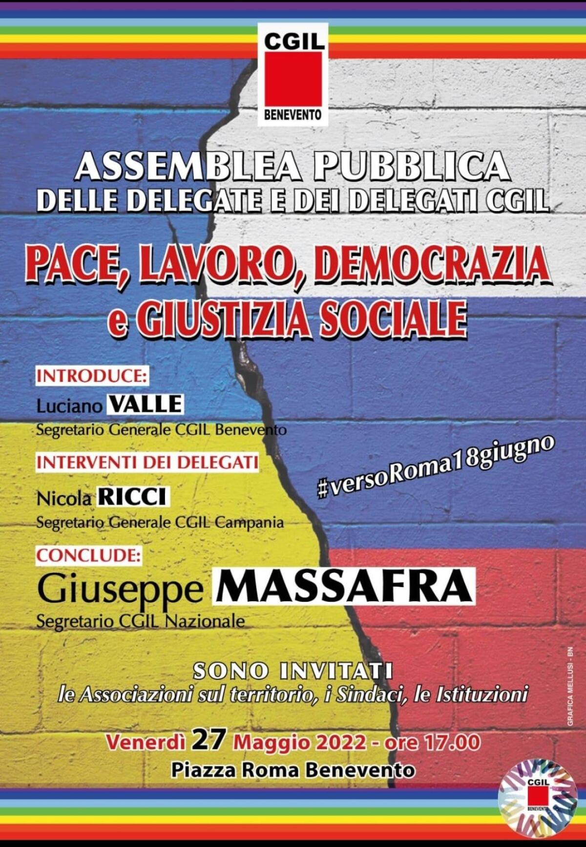 Pd, De Caro e Cacciano alle iniziative di Uil e Cgil - 