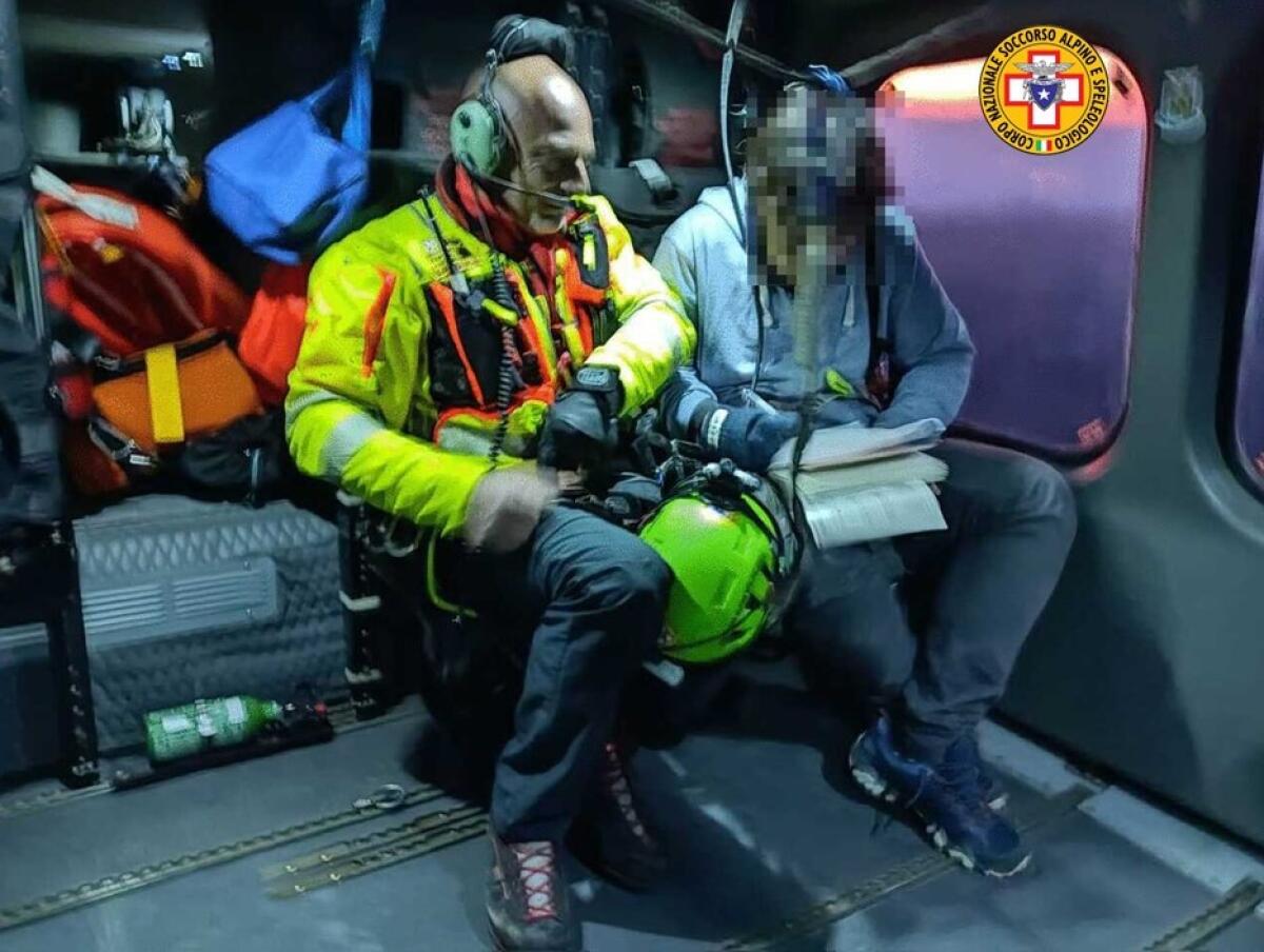 Soccorso un 24enne dal Corpo Nazionale Soccorso Alpino e Speleologico della Campania. - 