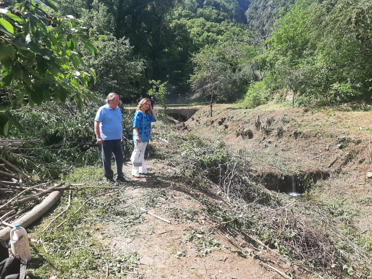 Cervinara. Lavori di pulizia e manutenzione del Vallone Pirozza. - 