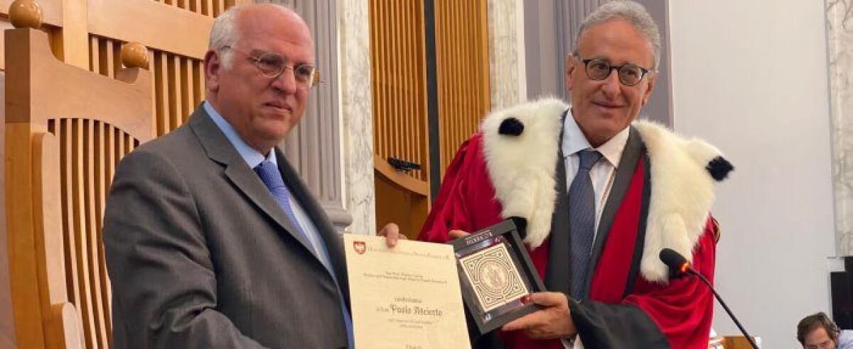 Paolo Ascierto laureato Illustre della Federico II - 