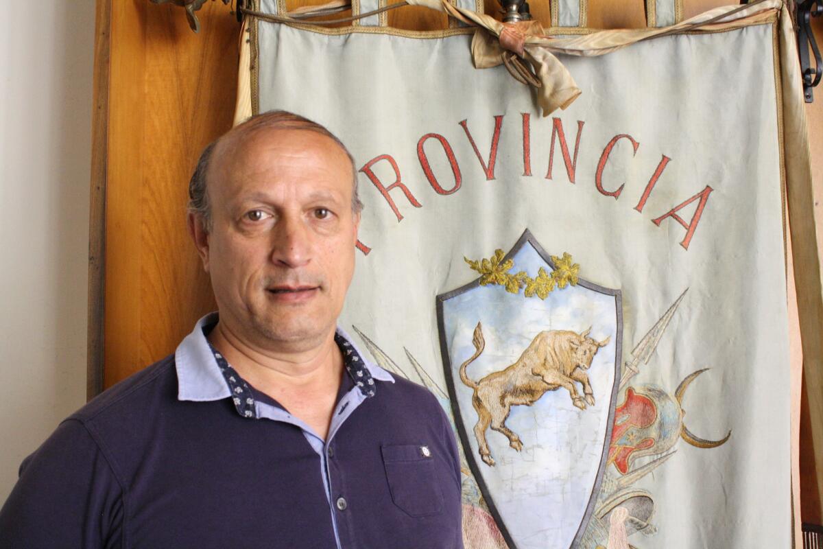 Il Consigliere Panunzio ringrazia il Vice Presidente della Provincia - 