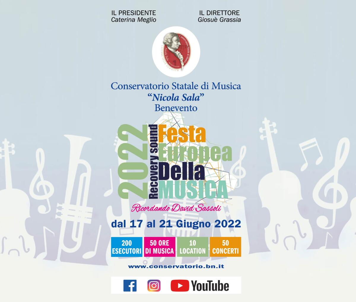 Il Conservatorio di Benevento riparte dalla Festa della Musica 2022. - 