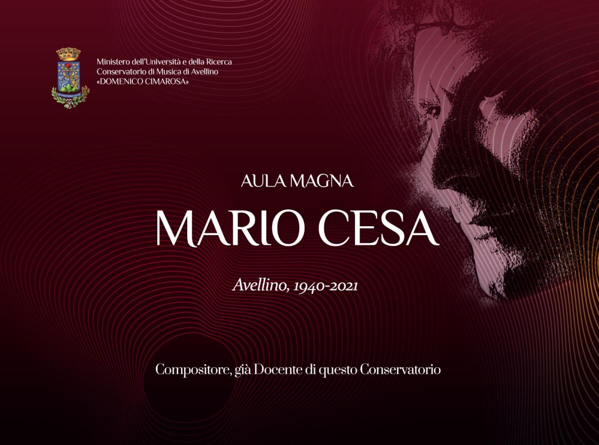 L’Aula Magna del «Cimarosa» sarà intitolata a Mario Cesa - 