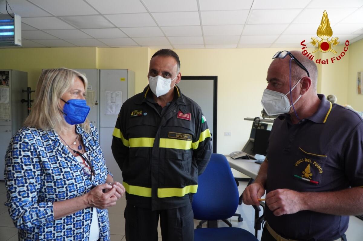 Due importanti eventi al Comando dei Vigili del Fuoco di Avellino - 