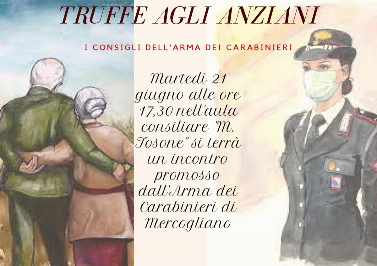 Mercogliano. I Carabinieri incontrano gli anziani sul tema delle truffe - 