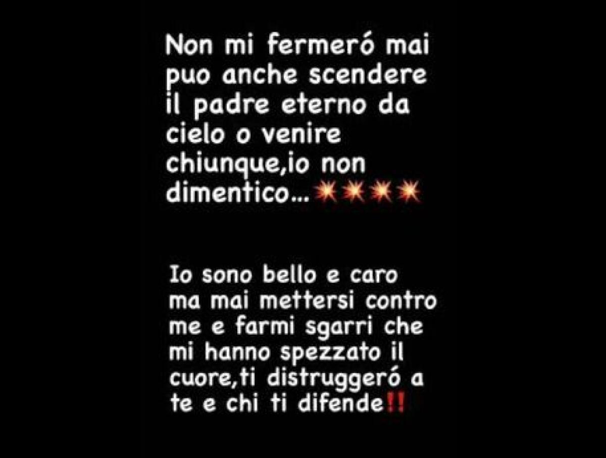 Sono nel panico, se non lo fermano mi aggredisce, ne sono convinta - 