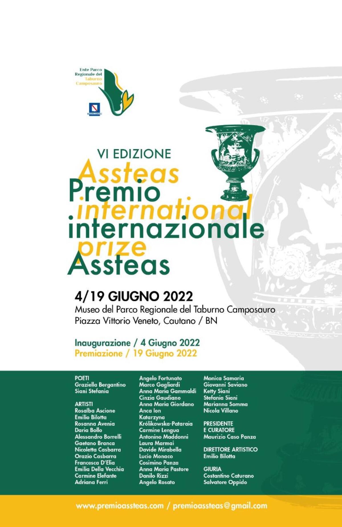 Domani si concluderà la VI edizione del premio Assetas. - 