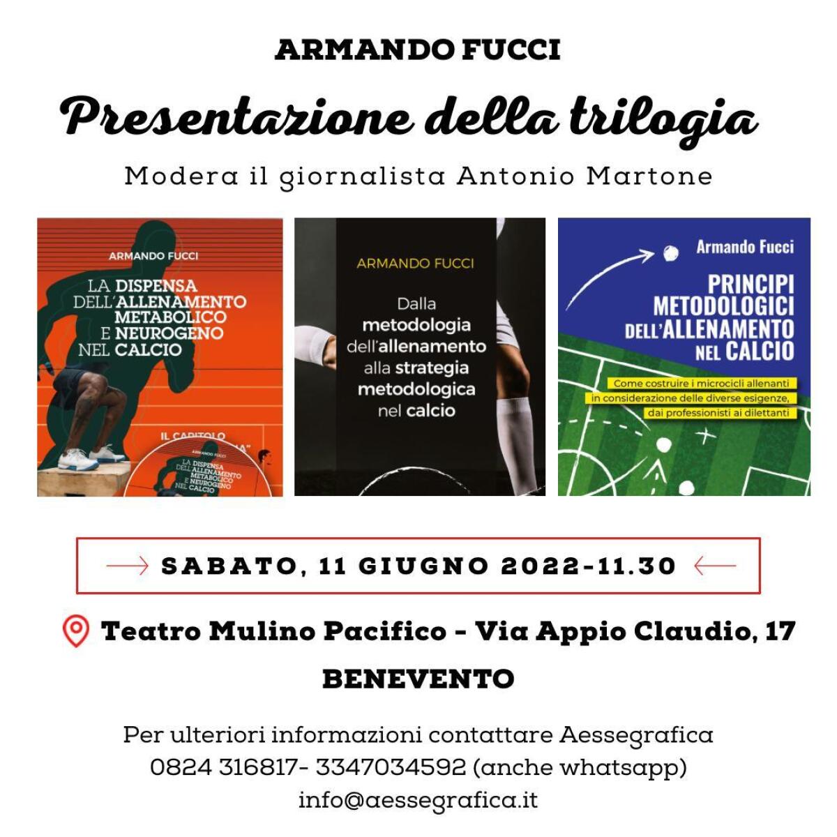 Presentazione della trilogia di Armando Fucci - 
