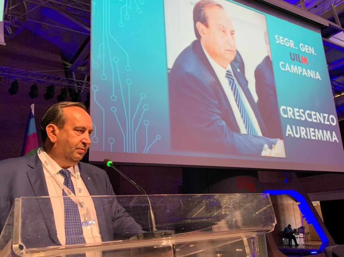 Auriemma riconfermato segretario generale Uilm Campania - 