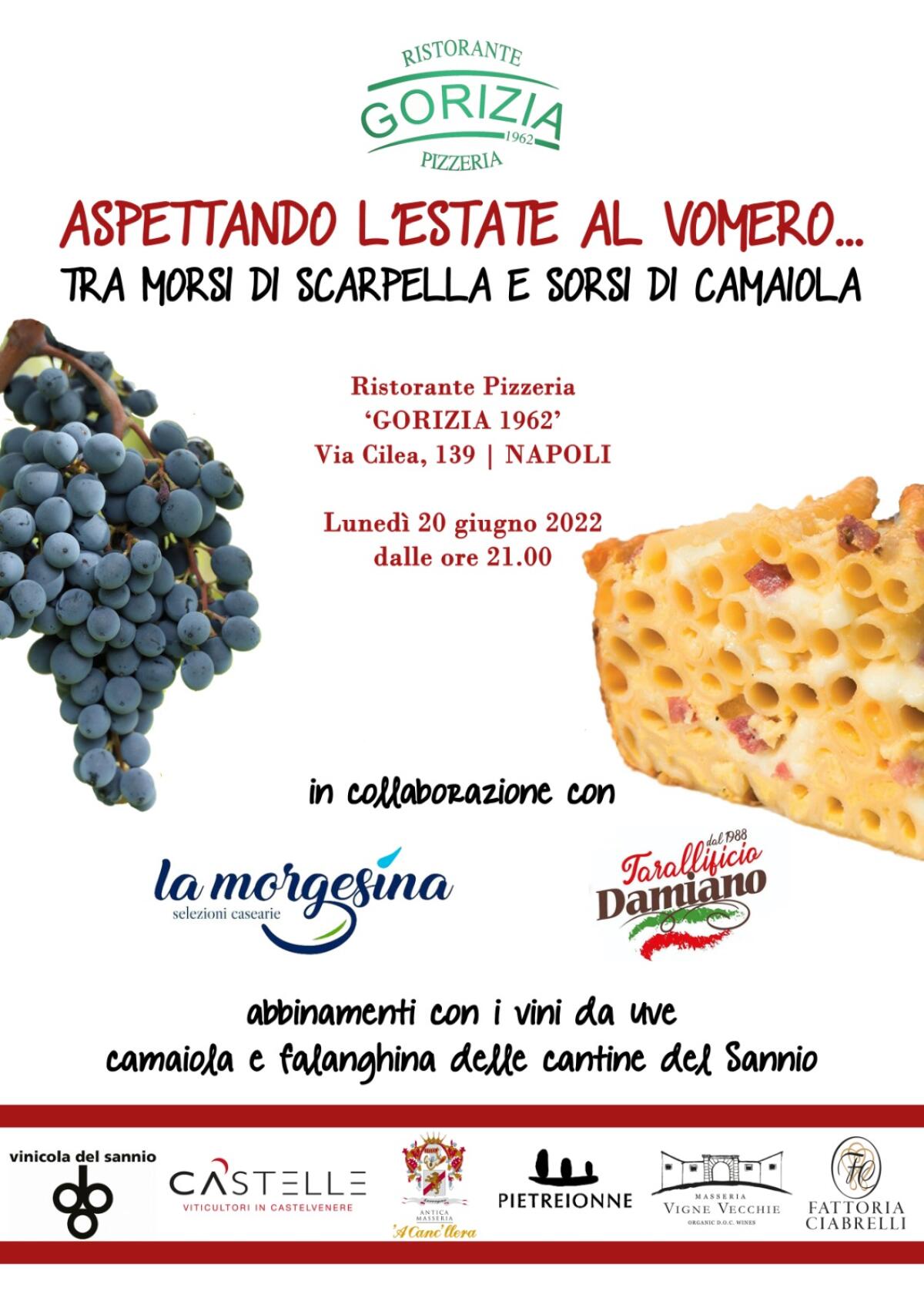 Una serata al Vomero con protagonisti vini e sapori sanniti. - 