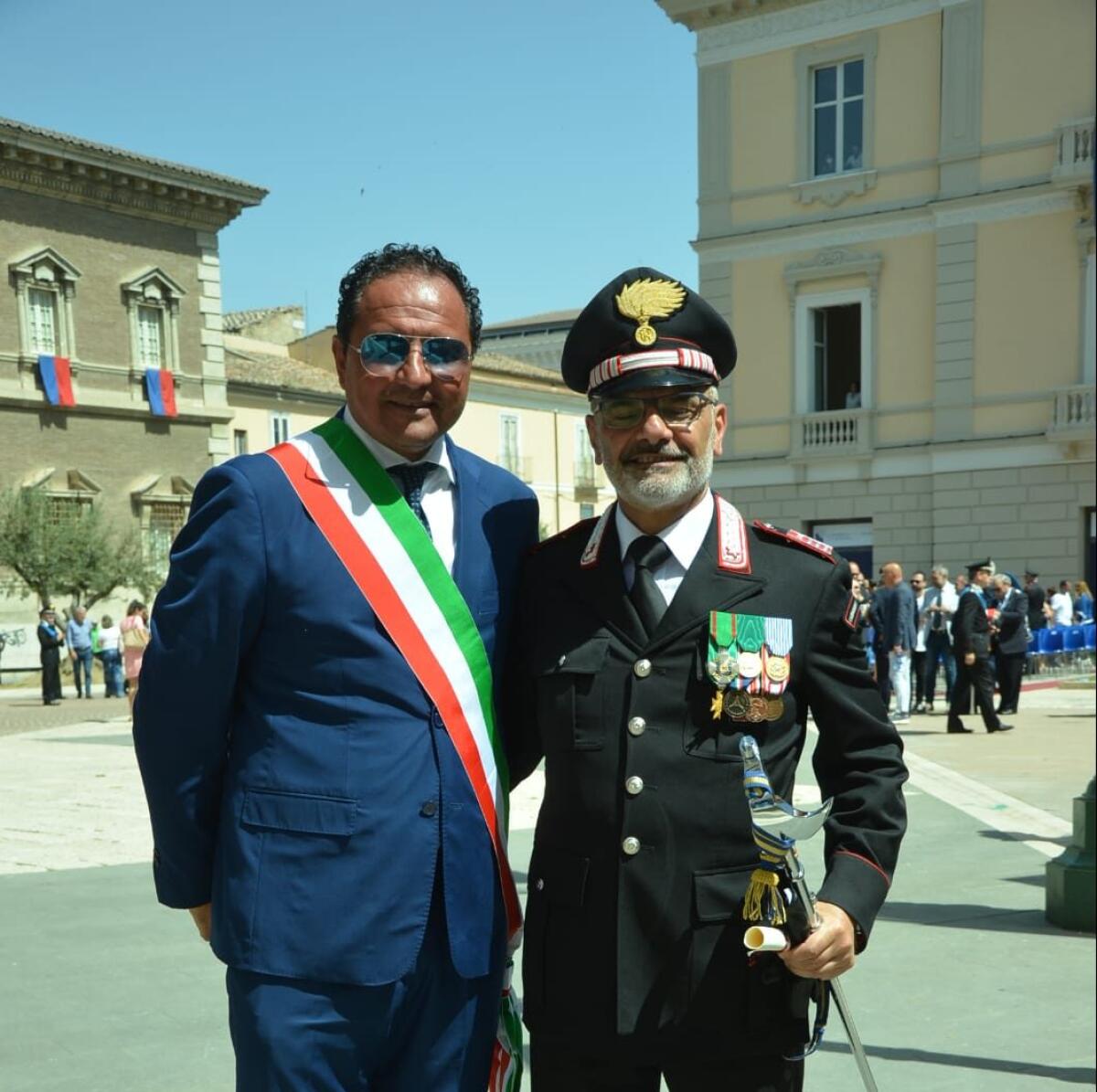 Festa dei Carabinieri, il plauso del sindaco Giovanni Caporaso al comandante della stazione di Telese Terme lgt D’Orta - 
