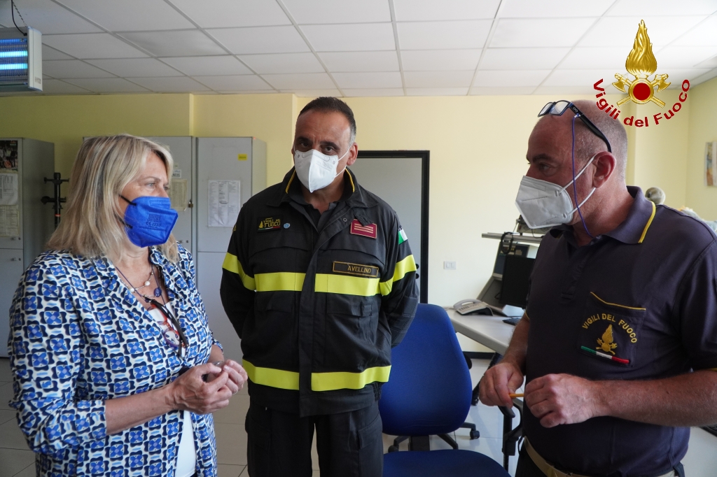 Due importanti eventi al Comando dei Vigili del Fuoco di Avellino