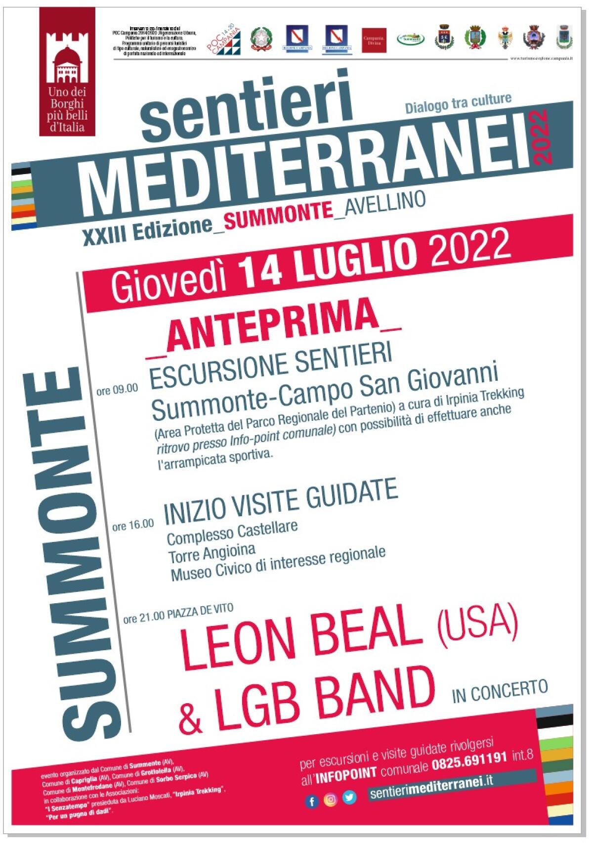 Sentieri mediterranei, anteprima edizione 2022 - 