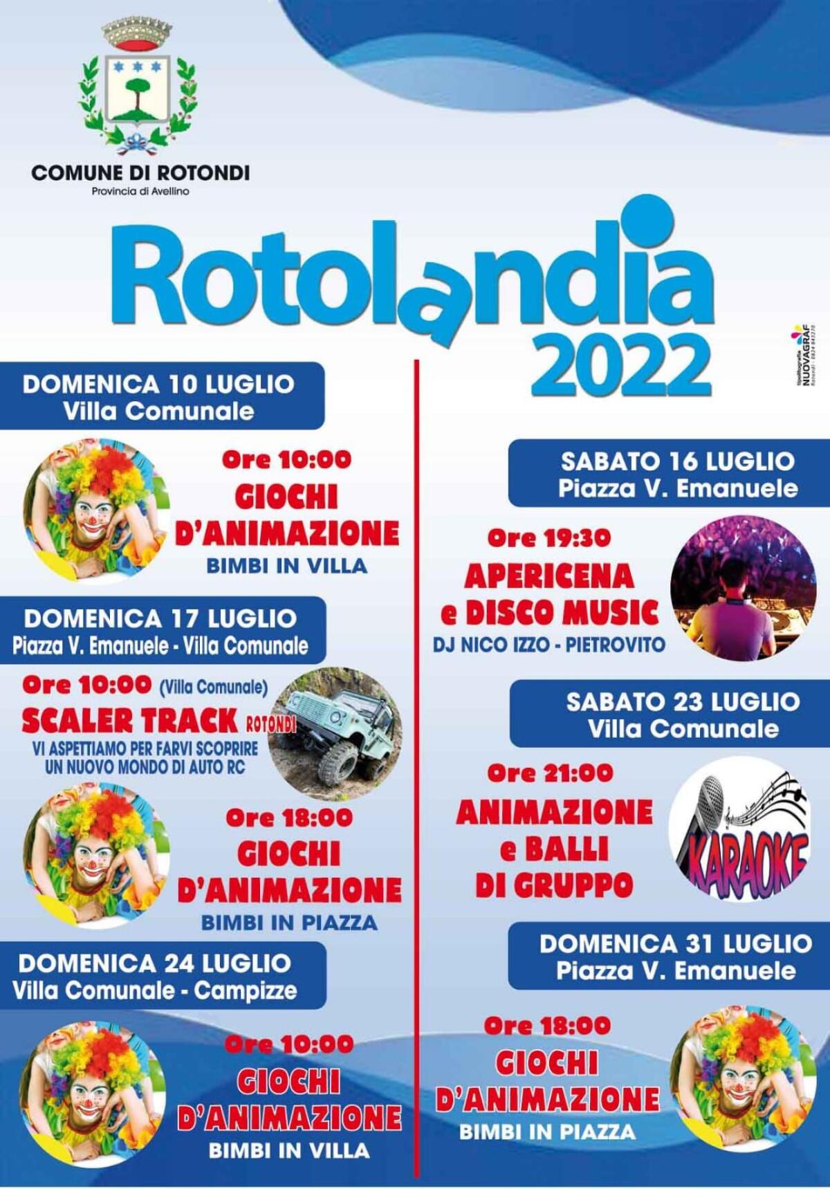 Rotolandia: iniziative rivolte a tutte le fasce d'età - 