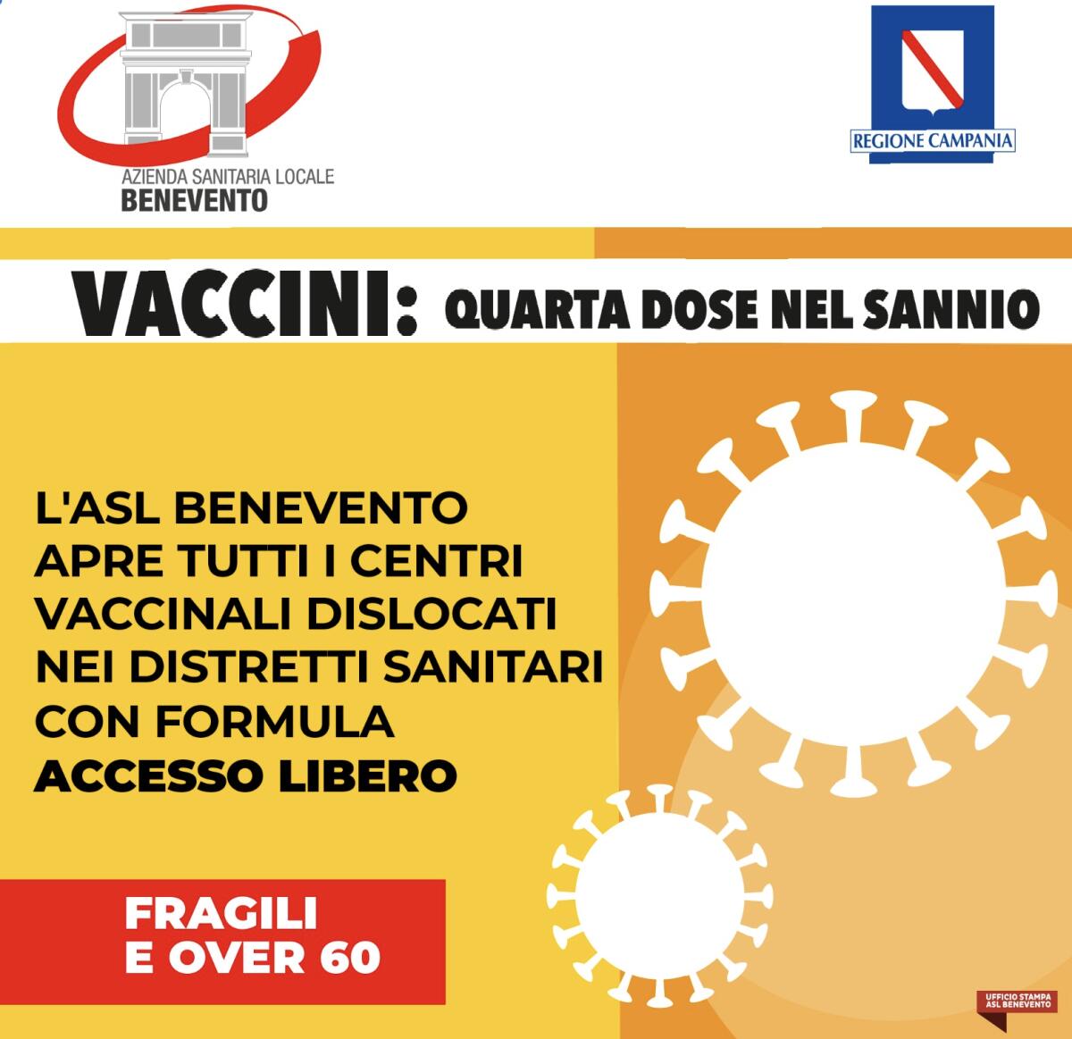 Asl Bn, Volpe: “Pronti per la somministrazione della quarta dose del vaccino anti covid” - 