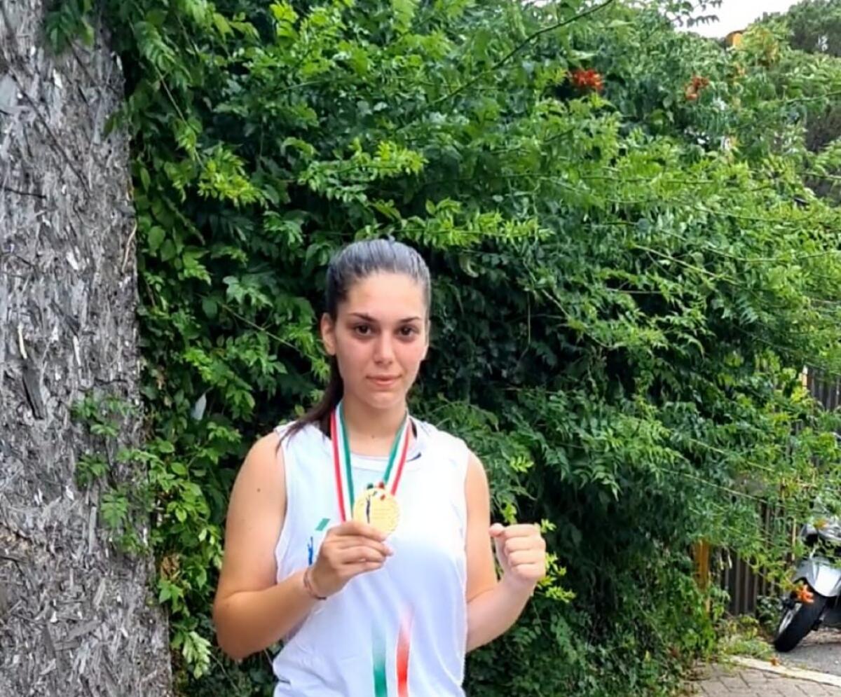 Francesca Pia Regione campionessa italiana Under 22 di boxe - 
