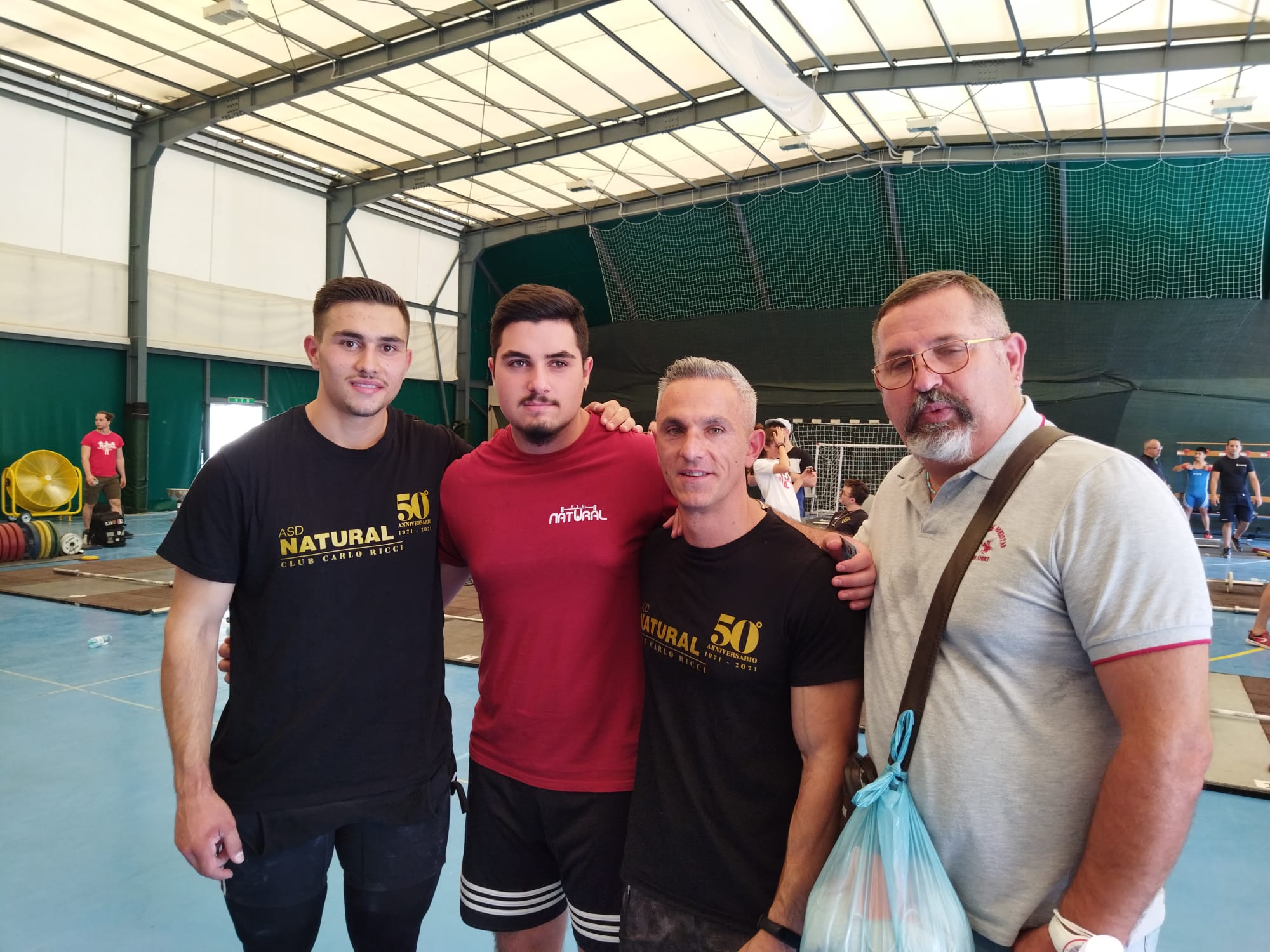 Matteo Dente e Giovanni Cioffi sul podio  alle Finali Juniores di pesistica olimpica