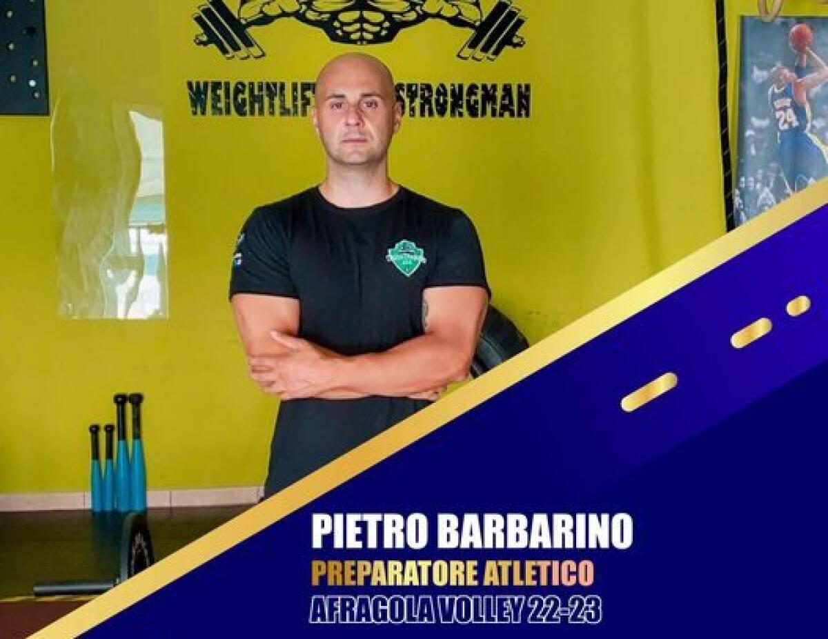 Pietro Barbarino preparatore atletico dell'Afragola Volley - 