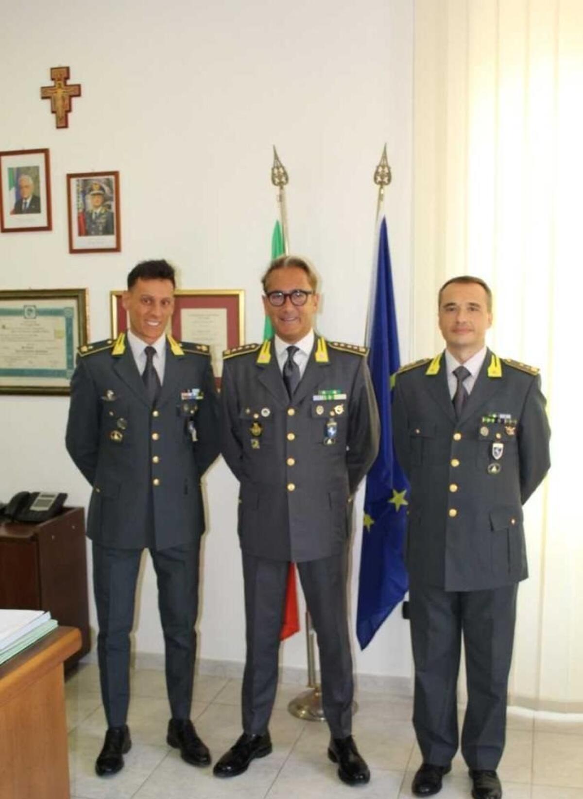 Passaggio di consegne al Comando del Gruppo Guardia di Finanza di Benevento - 