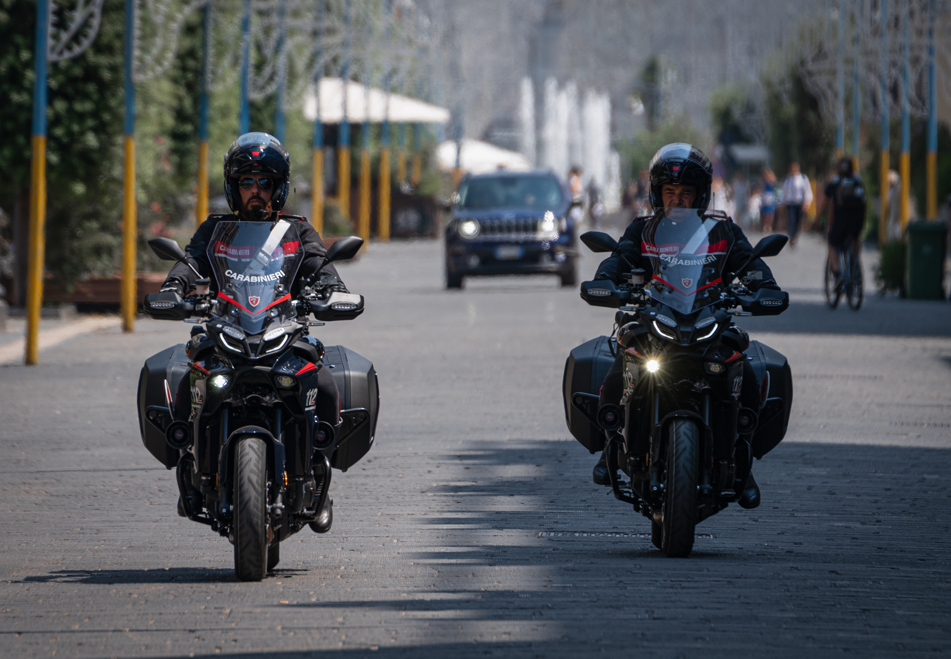 Yamaha Tracer 9 in dotazione al Comando provinciale dei Carabinieri di Avellino