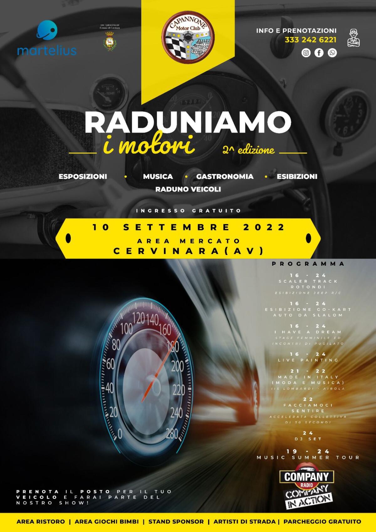 Cervinara. Sabato la seconda edizione di Raduniamo i Motori - 