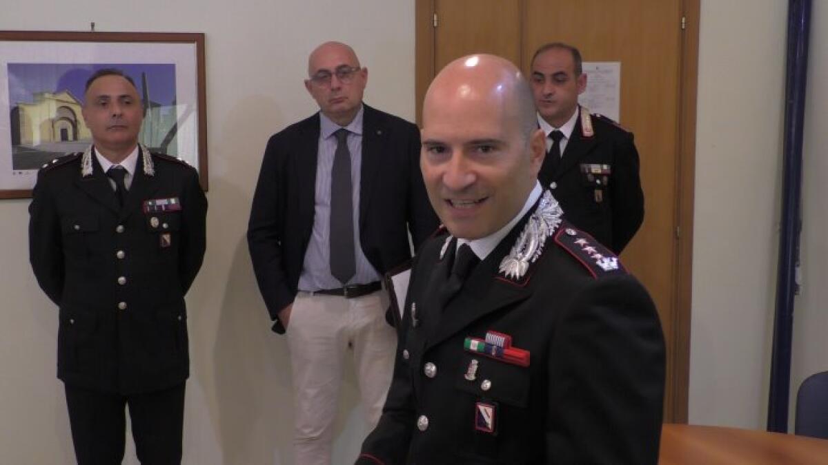 Il neo Comandante Provinciale dei Carabinieri, col. Enrico Calandro si presenta al Sannio - 