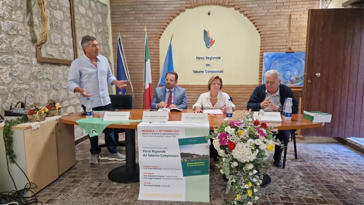 Bagno di folla per la presentazione del primo libro sul Parco Regionale del Taburno-Camposauro - 