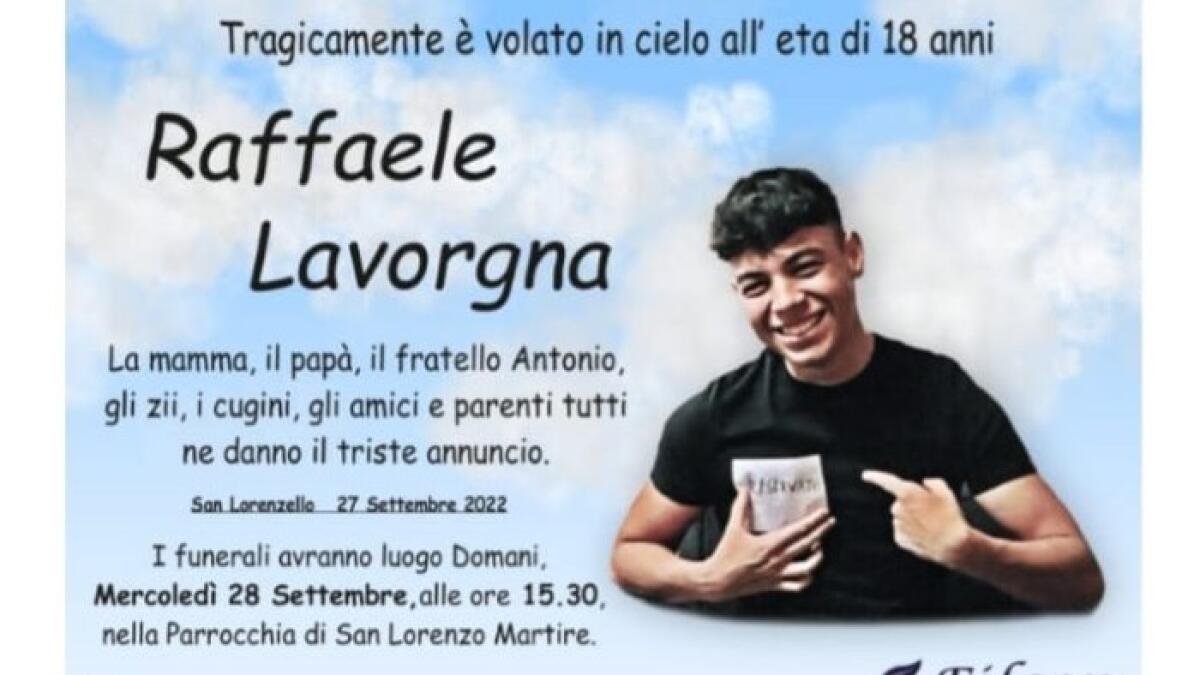 Lutto cittadino per funerali di Raffaele Lavorgna - 