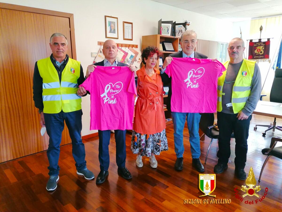 Vigili del Fuoco alla Camminata Rosa - 