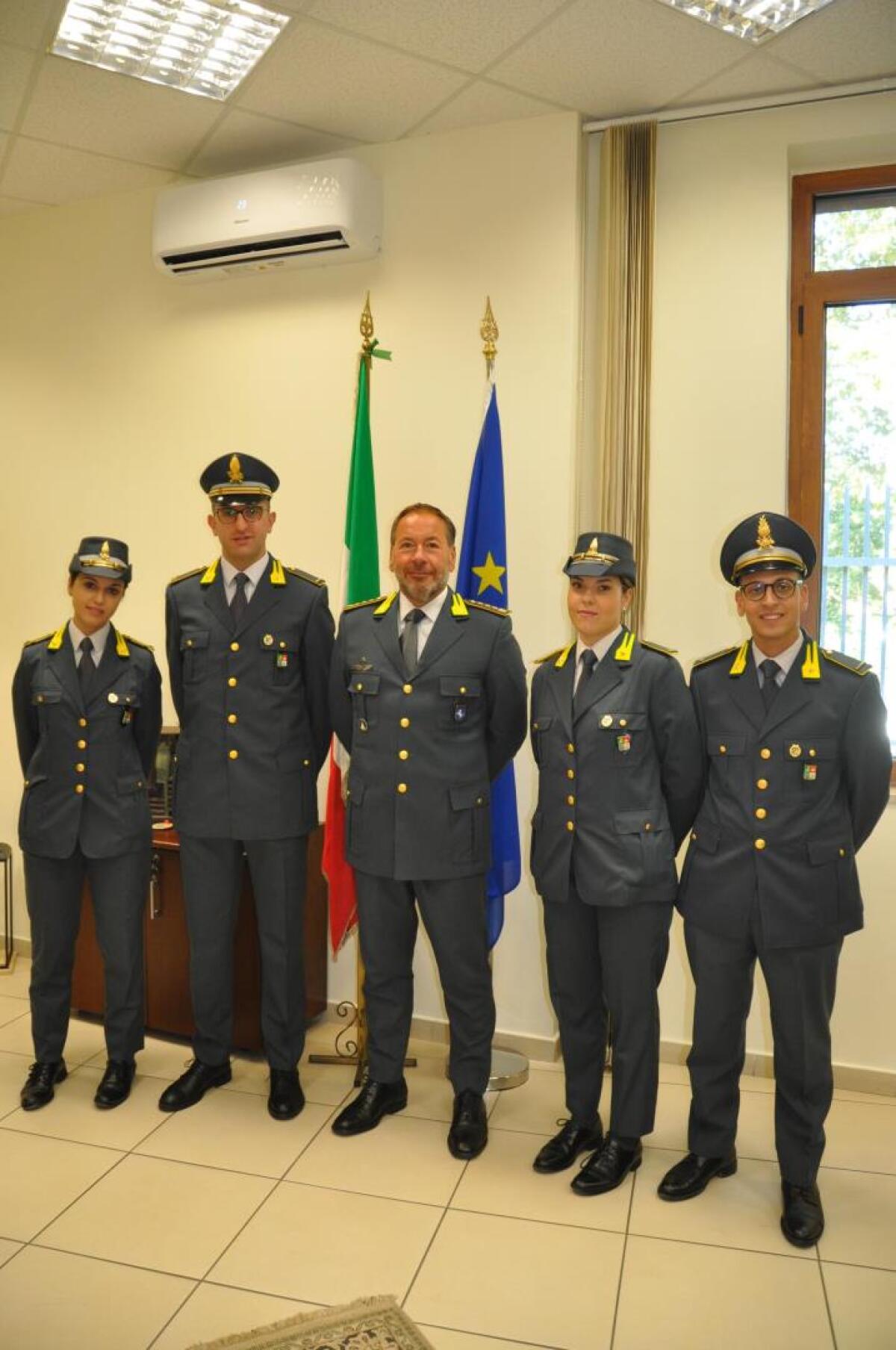 Quattro marescialli allievi assegnati al Comando della Guardia di Finanza di Avellino - 
