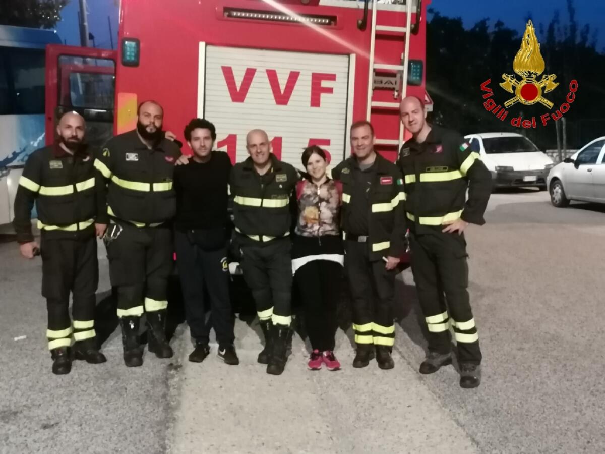 Un ragazzo e una ragazza si perdono ne pressi del Santuario di San Silvestro, recuperati dai Vigili del Fuoco - 