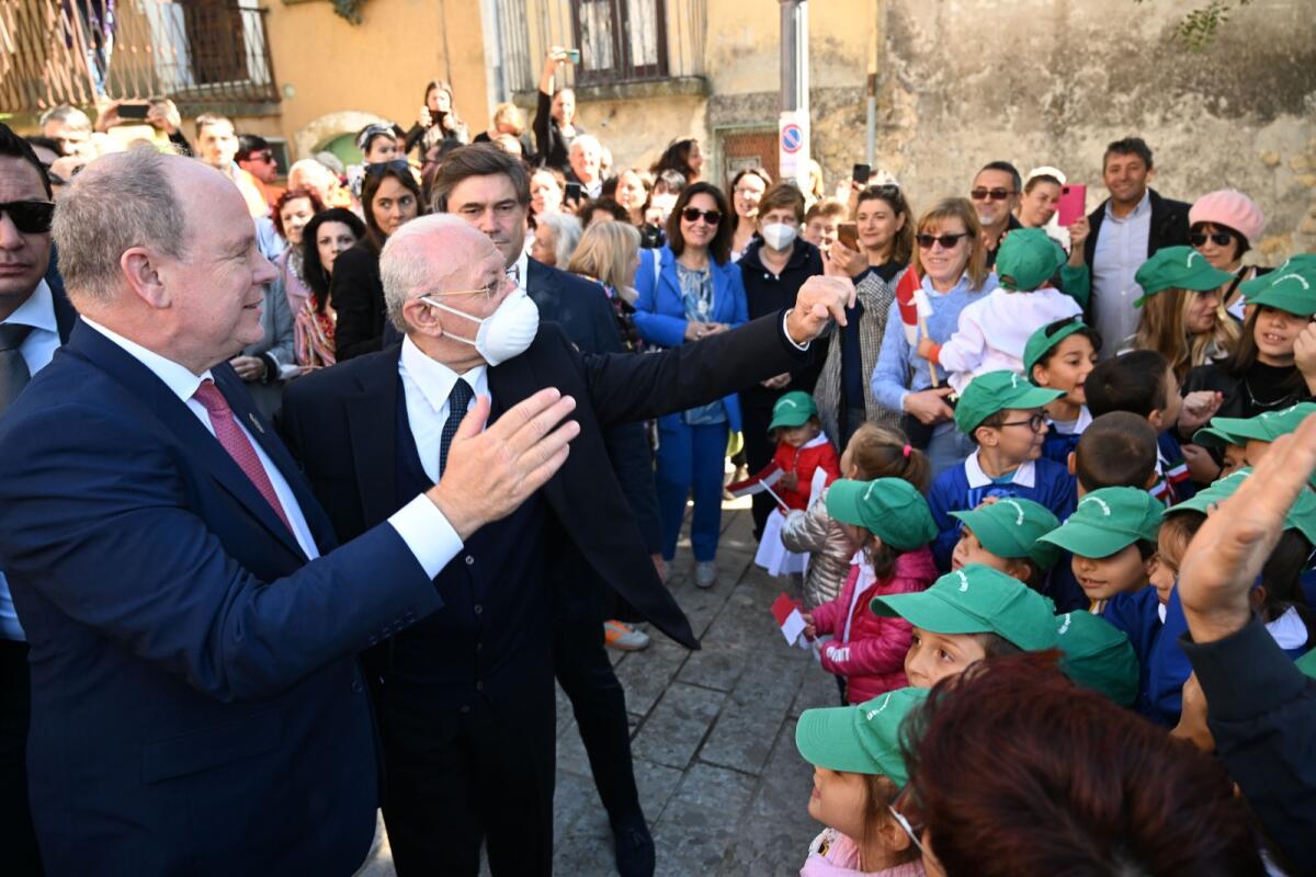 Alberto di Monaco in Campania, vi aspetto nel Principato - 