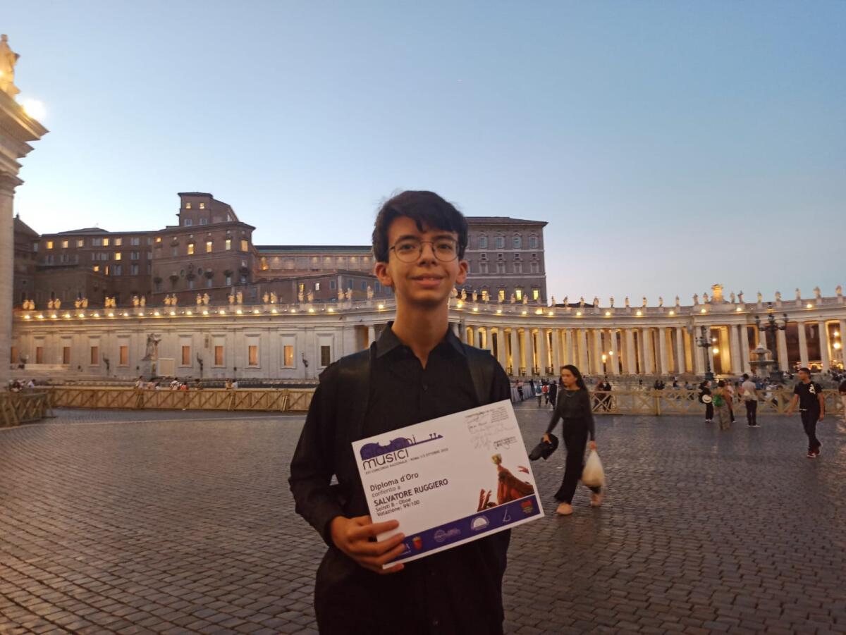 Salvatore Ruggiero trionfa al concorso nazionale “Giovani Musici 2022” di Roma - 